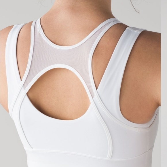 Lululemon Double Tap Bra II. Off White. Size 4. Flaw, Stains. - Picture 3 of 11